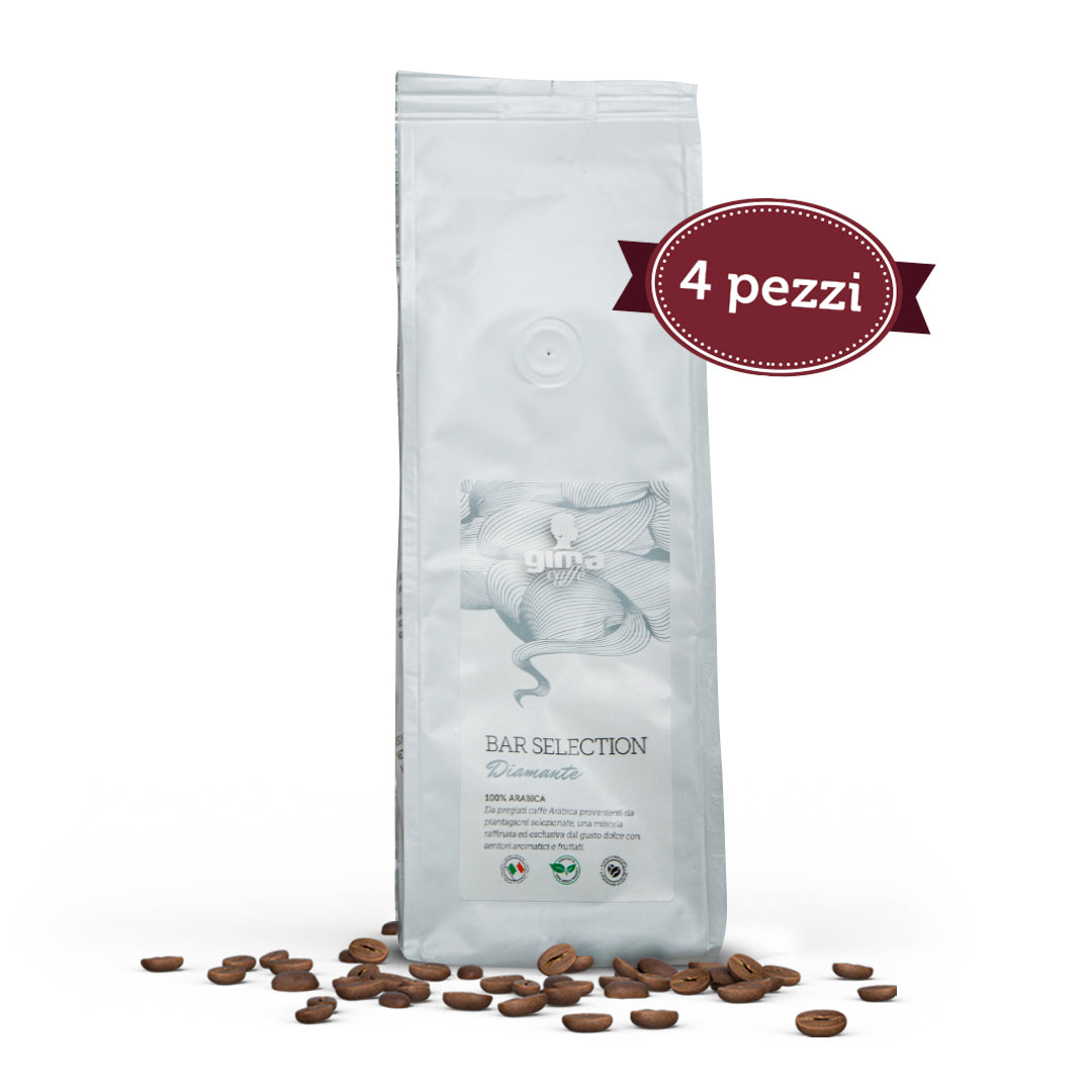 BOX GRANI - 4 x 250GR MISCELA DIAMANTE 100% ARABICA