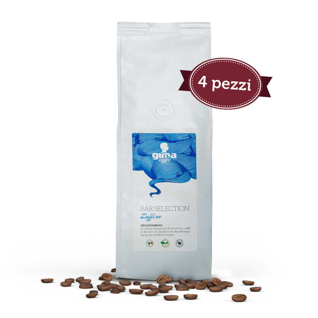 BOX GRANI - 4 x 250GR MISCELA ZAFFIRO DECAF